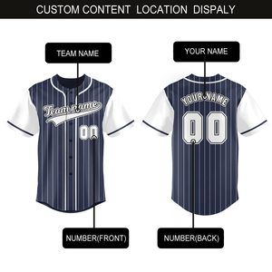 <b>Baseball</b> Jersey Shirt with Comfortable Loose Fit for Sports and Casual Use Urban Style <b>Baseball</b> Jersey - Product Image 6