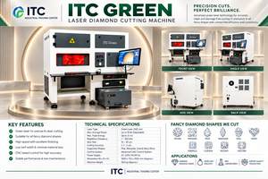 เครื่องตัดเพชร CNC เลเซอร์สีเขียวความแม่นยำสูงรุ่นใหม่ สำหรับการแปรรูปเครื่องประดับชั้นดี พร้อมประสิทธิภาพการทำงานที่เสถียรและระบบระบายความร้อนที่มีประสิทธิภาพ - Product Image 3