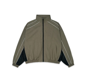Chaqueta Cortavientos de Nailon con Bloques de Color y Forro de Malla, Chaqueta de Running para Hombre con Logotipo Personalizado, Chaqueta Impermeable - Product Image 1