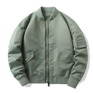 Hot 90's Waterproof Hooded Leather Male <b>Nylon</b> Ma-1 Baseball Plain Oversized Men Unisex <b>Blank</b> <b>Wholesale</b> High End Premium <b>Jacket</b> - Product Image 6