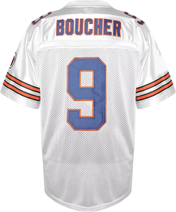 Custom American Football Jersey Blue V-Neck Short Sleeve Sublimated Print Team Name 88 Adult Men Moisture Wicking - Product Image 6