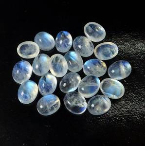 Wholesale Oval <b>Rainbow</b> Moonstone Cabochon Natural Gemstone <b>Top</b> Selling Price Hole Straight Drilled Jewelry Making Available Bulk - Product Image 4