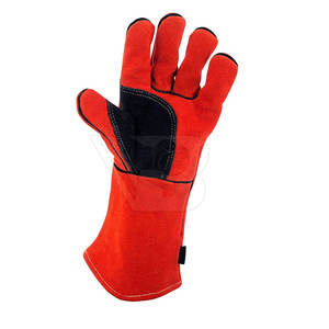 Guantes de Soldadura de Cuero Profesionales al por Mayor, Forro de Poliéster, Opciones Personalizables, Alta Calidad, Precios Competitivos - Product Image 5