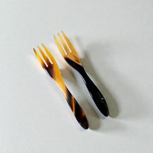 Juego de Cubiertos de Postre de Cuerno Hechos a Mano de Primera Calidad |   Vajilla Ecológica para el Hogar, Hoteles y Restaurantes - Product Image 3