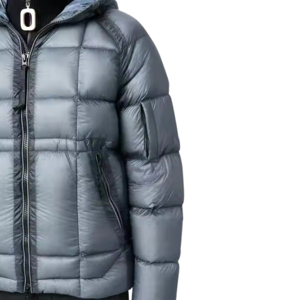 Veste à capuche matelassée pour homme, imperméable, respirante, fermeture éclair, style décontracté, streetwear d'hiver, coupe classique, extérieur en polyester 360g - Product Image 5