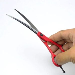 Ciseaux à cheveux professionnels en acier inoxydable, pointe acérée, pour droitiers, manche long, pour salon de coiffure, par Ryzer Studio - Product Image 5