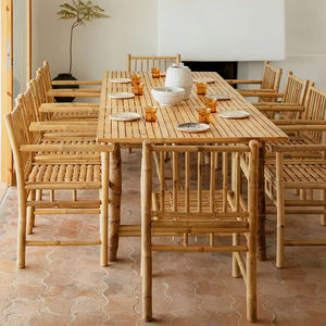 Fabricant et exportateur de tables à manger en bambou pour l'ameublement de la maison, design moderne/européen, respectueux de l'environnement - Product Image 1