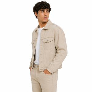 Chaqueta vaquera versátil para hombre que ofrece un estilo clásico, tela resistente y un uso cómodo, lo que la convierte en ideal para salidas informales. - Product Image 2