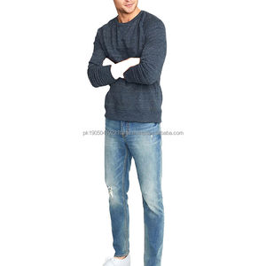 เสื้อสเวตเตอร์แขนยาวของผู้ชายเสื้อสเวตเชิ้ตออกกำลังกายแขนยาวเสื้อสเวตเตอร์แบบสวมหัวสำหรับผู้ชายแฟชั่นแบบกำหนดเอง - Product Image 3