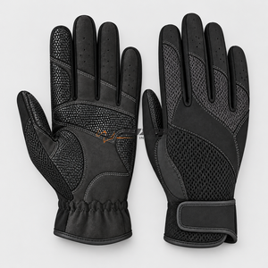Gants d'équitation haut de gamme pour les passionnés d'équitation, dotés d'un tissu lisse, de paumes durables et d'un ajustement sécurisé pour les séances d'entraînement. - Product Image 4