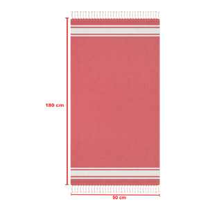 Serviettes de plage turques Fouta Superdry à rayures personnalisées avec pompons, sans sable, grandes serviettes Fouta en gros en Inde. - Product Image 6