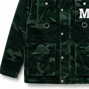 Veste d'hiver à capuche camouflage pour homme, streetwear, multi-poches, mode outdoor, vêtements MALUZA INDUSTRIES - Product Image 2