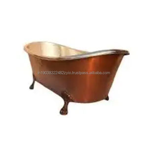 Bañera de Hidromasaje Doble Independiente de Cobre, Ecológica y Duradera con Tapa - Bañera Económica para Baño - Product Image 1