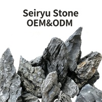 Pierre de roche Seiryu Dragon naturelle irrégulière, compatible OEM, pour aménagement paysager d'aquarium et décoration de bassin à poissons