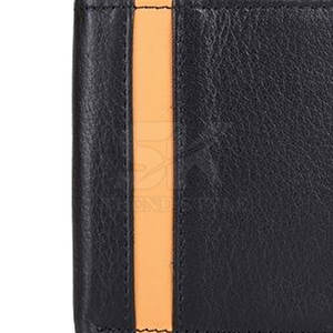 Cartera de Cuero Personalizada de un Solo Color para Hombre, Cartera Portátil con Tarjetero - Product Image 5