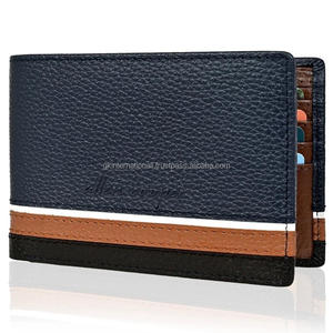 2024 nouveaux fabricants de portefeuille à deux volets en cuir pour hommes vente en gros directe portefeuille en cuir de vachette souple pour hommes - Product Image 4