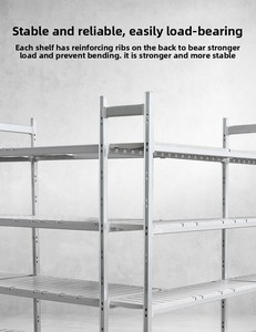 Estantería Modular Personalizable para Cámaras Frigoríficas, de <span class=keywords><strong>Aluminio</strong></span> Resistente, para Almacenamiento en Almacenes, Estantería Ligera para Congeladores - Product Image 6