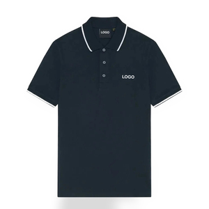 Camiseta Clásica para Hombre de Alta Demanda con Logotipo Personalizado Bordado, Transpirable, de Algodón Piqué, de Secado Rápido y Manga Corta - Product Image 5