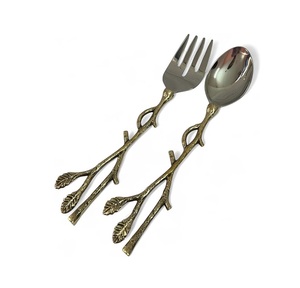 Juego de Cubiertos de Metal de Lujo de Marca Privada con Colección Completa de Cubiertos para Buffet de Hotel y Comedor Familiar - Product Image 4