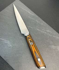 Cuchillo de Cocina Industrial de 5 Pulgadas, Doble Forjado, Acero Inoxidable, Punta Caída, Multifuncional, para Camping, Más Vendido - Product Image 6