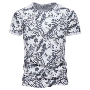 เสื้อยืดผู้ชายคอตตอนพิมพ์ลายซับลิเมชั่น เสื้อยืดโอเวอร์ไซส์แขนสั้นผ้าโพลีเอสเตอร์สำหรับวิ่งในฤดูร้อน เสื้อสตรีทแวร์ - Product Image 3