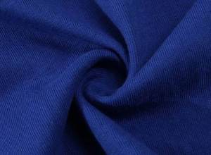 T-shirt à manches courtes pour homme, couleur unie, col rond, coupe classique, tissu tricoté décontracté, bleu - Product Image 6