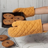 Gants de four en coton multicolores résistants à la chaleur MEKONG KG009, matelassés, sûrs pour la cuisine, la cuisson, la manipulation de casseroles/poêles chaudes