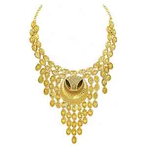 Vente en gros de colliers longs de style Dubaï en or rempli de 14K, 18K, 24K, bijoux de mode de conception traditionnelle, bijoux turcs, Oro Joyeria - Product Image 5