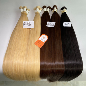 Prix de gros Emballage de luxe de salon pour extensions de cheveux humains vierges en vrac disponible - Product Image 3