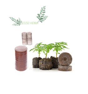 Bloc de terre de tourbe de coco écologique pour la culture d'herbes, graines, plantes, fleurs et légumes du fabricant Eco2go Vietnam - Product Image 1