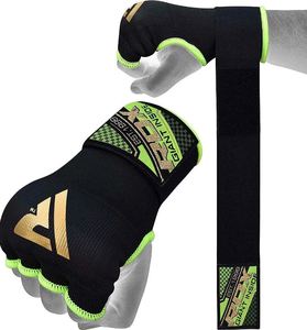 OEM Custom Logo for Cotton Gel-Padded Hand Wrap <b>Gloves</b> with Wrist Support for Boxing MMA & Muay Thai - Product Image 4