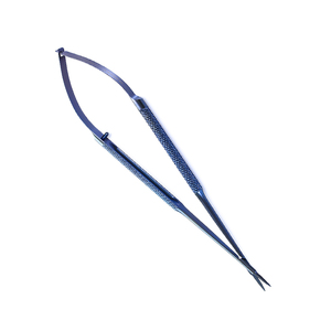 Micro-ciseaux manuels bleus de haute précision, en acier inoxydable de qualité supérieure, certifiés CE, instruments chirurgicaux polyvalents - Product Image 3