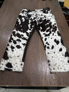 Custom Made Women's Cowhide Leather <b>Jacket</b> Handmade Casual <b>Winter</b> <b>Waterproof</b> with High Waist Flat Front Stylish Woven Filling - Product Image 3