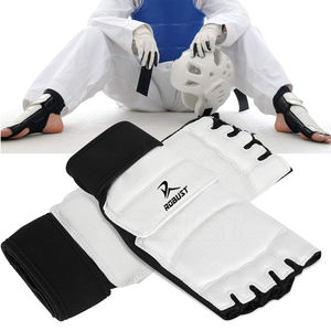 อุปกรณ์ป้องกันเท้าเทควันโดพร้อมแผ่นรองนุ่ม ดีไซน์เรียบง่าย สวมใส่ง่าย เหมาะสำหรับการใช้งานปกติ อุปกรณ์ป้องกันเท้า - Product Image 5