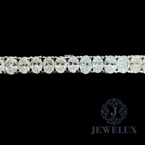 Bracelet tennis moderne et élégant en moissanite plaqué or pour unisexe avec pierres étincelantes, cadeau au prix export - Product Image 3