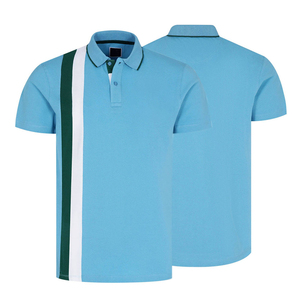 Polo tendance pour l'été, style décontracté élégant, polo de style urbain, haut décontracté professionnel, polo à imprimé graphique dynamique - Product Image 2