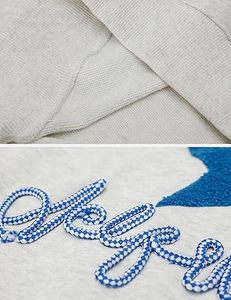 Sudadera con capucha para hombre de forro polar técnico personalizado, estilo urbano, con bordado de plumón, patchwork, lisa, oversize, de felpa francesa, tendencia invierno 2026 - Product Image 5