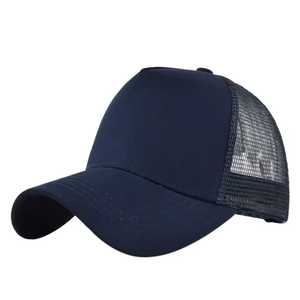 Red <b>Black</b> Mesh Trucker Cap Unisex Adjustable Breathable Casual Hat Spring Summer Adult Style - Product Image 3