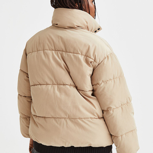 Blouson matelassé imperméable style blazer pour femme avec capuche amovible, rembourrage en coton, vêtement d'extérieur d'hiver - Product Image 4