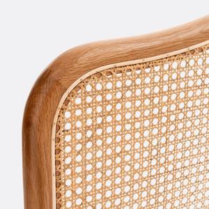 เตียงหัวเตียงโค้งหวายธรรมชาติ สานด้วยมือ สไตล์ชนบทชายทะเล โบโฮ เฟอร์นิเจอร์ห้องนอนแบบเป่าลม ของตกแต่งจากเวียดนาม - Product Image 3