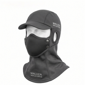 MALUZA INDUSTRIES Balaclava d'hiver unisexe en nylon - Protection intégrale du visage coupe-vent, ajustement réglable pour le ski et les activités de plein air - Product Image 1