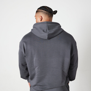 Sudaderas de Algodón Grueso de Alta Calidad con Logotipo Personalizado para Hombre, Sudaderas Holgadas de Estilo Urbano para Hombre - Product Image 2