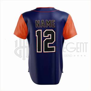 เสื้อเบสบอล OEM ผ้าตาข่ายระบายอากาศ ชุดกีฬาสำหรับทีม เสื้อเบสบอลแบบสั่งทำ สไตล์สตรีทแวร์ เสื้อกีฬาทรงโอเวอร์ไซส์ - Product Image 3