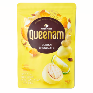 Offre Spéciale Prix Compétitif Dragées au Chocolat HALAL OEM/ODM Noix de Cajou et Amandes enrobées de Chocolat Durian 75G Snacks Bonbons Vente en Gros - Product Image 1