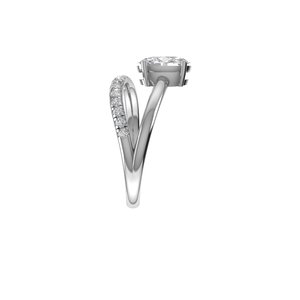 Excellent Oval Cut Lab Grown Diamond <b>Ring</b> <b>925</b> <b>Silver</b> 9kt, 14kt, 18kt Gold Diamond <b>Rings</b> for Women's Engagement <b>Ring</b> - Product Image 2
