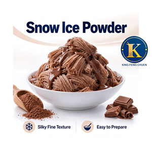 Mélange de poudre pour glace pilée chocolatée 1KG Sac King Feng Chuen Certifié HACCP ISO22000 Durée de conservation de 16 mois TW - Product Image 1