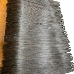 Cabello liso de hueso de alta calidad Cabello 100% cabello humano Vietnam Super doble dibujo - Product Image 1