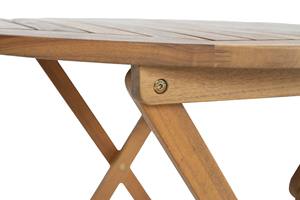 Table à manger ronde en bois d'acacia compacte Pliable Bistro Design pour jardin balcon Patio-Fabricant vietnamien durable - Product Image 5