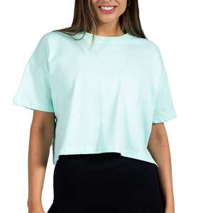Camiseta Corta de Cuello Redondo de Alta Calidad para Mujer, Talla Grande, de Secado Rápido para Verano, Fabricada en Pakistán - Product Image 4