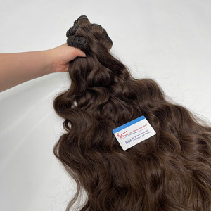 Vente chaude 2026, mèches de cheveux humains vierges vietnamiens naturels ondulés de qualité supérieure, 100% vierges, cuticules alignées - Product Image 6